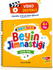 Sağ el Sol el Beyin Jimnastiği 4-6 Yaş Etkinlik Kitabı