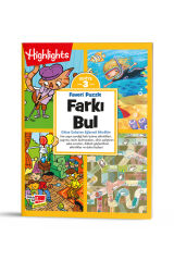 Farkı Bul 4’lü Set 5-9 Yaş Dikkat ve Zeka Geliştirme  200+ Aktivite
