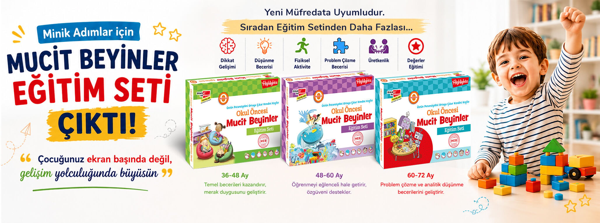 Okul Öncesi Mucit Beyinler Eğitim Seti